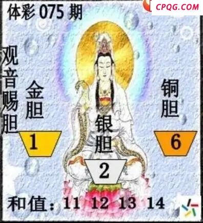 25年体彩P3075期 茶城沧江图谜 