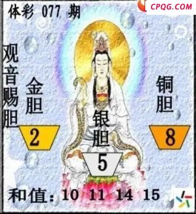 25年体彩P3077期 茶城沧江图谜 