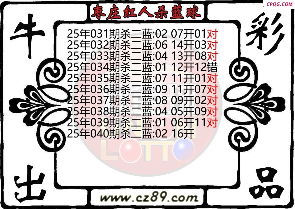 双色球040期枣庄红人杀蓝球图迷