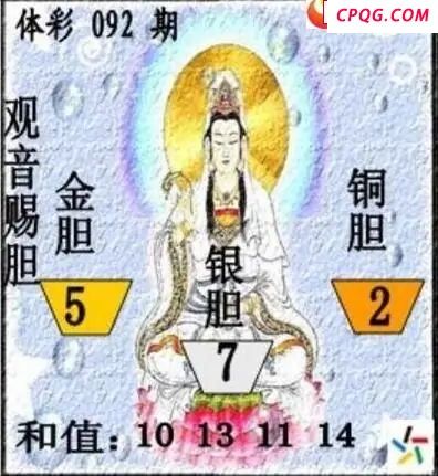 25年体彩P3092期 茶城沧江图谜 
