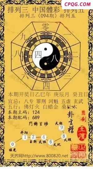 乾坤宝图+小蓝报25年094期p3图谜 