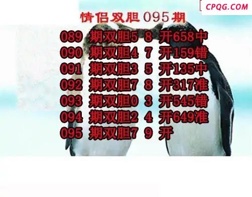 情侣双胆2025095期3d图谜