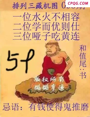 真藏机图24年095期体彩P3图迷