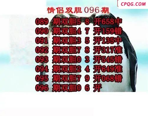 情侣双胆2025096期3d图谜   