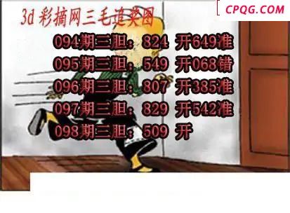 三毛追奖图+三毛藏机图2025098期3d图谜