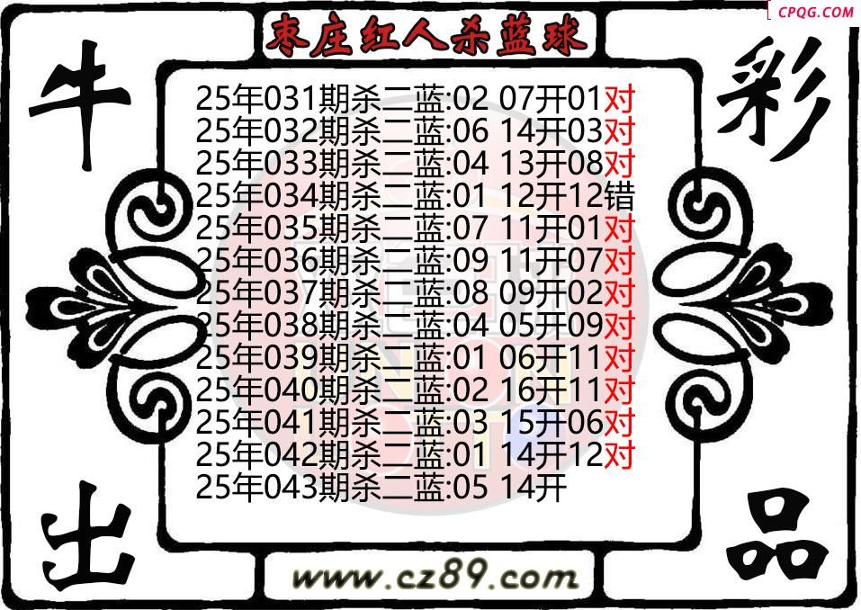 双色球043期枣庄红人杀蓝球图迷