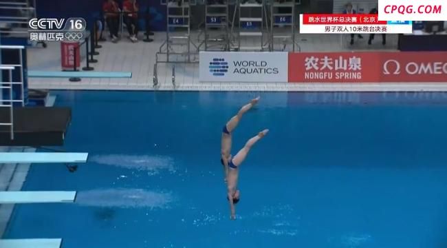 程子龙朱子锋跳水世界杯夺冠 460.92分摘金