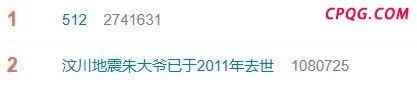汶川地震朱大爷2011年已去世
