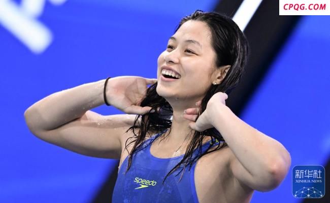 浙江队女子4x200自由泳接力金牌 打破赛会纪录