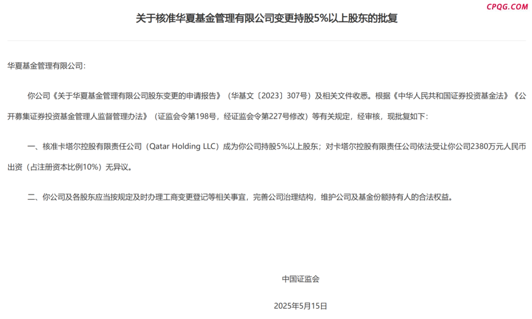 获批！万亿公募巨头“牵手”中东资本,中信证券（600030）