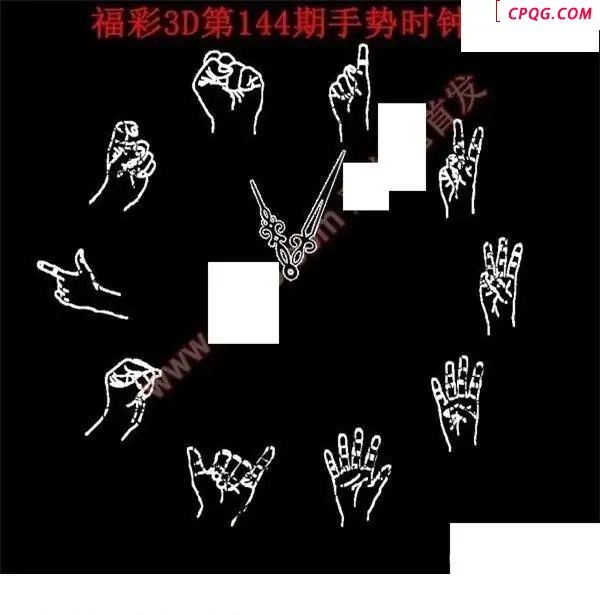 手势时钟图2025144期福彩3d图谜