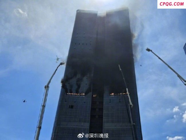 深圳一写字楼着火？实为消防演习