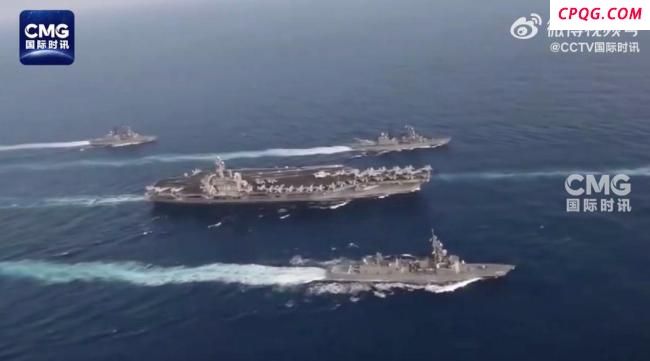 美军尼米兹号航母打击群赶赴中东