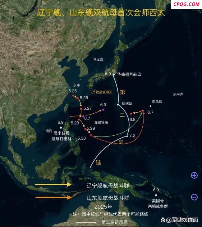 中国双航母战斗群有多强 首次现身第二岛链