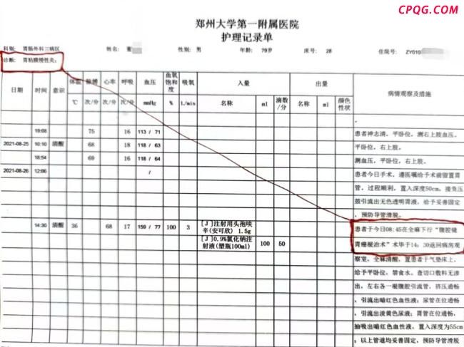 老人患胃炎误当胃癌切全胃