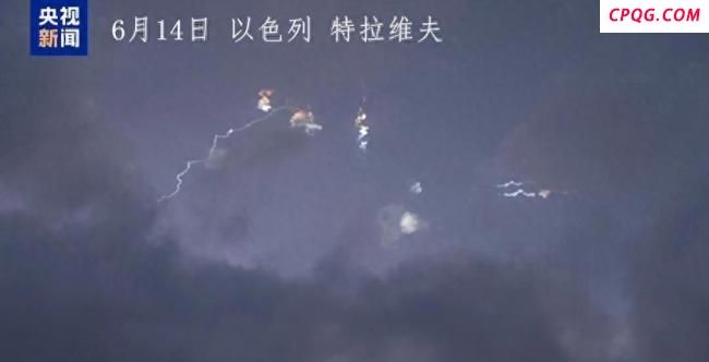 以色列首都CBD被炸 多导弹半空攻防