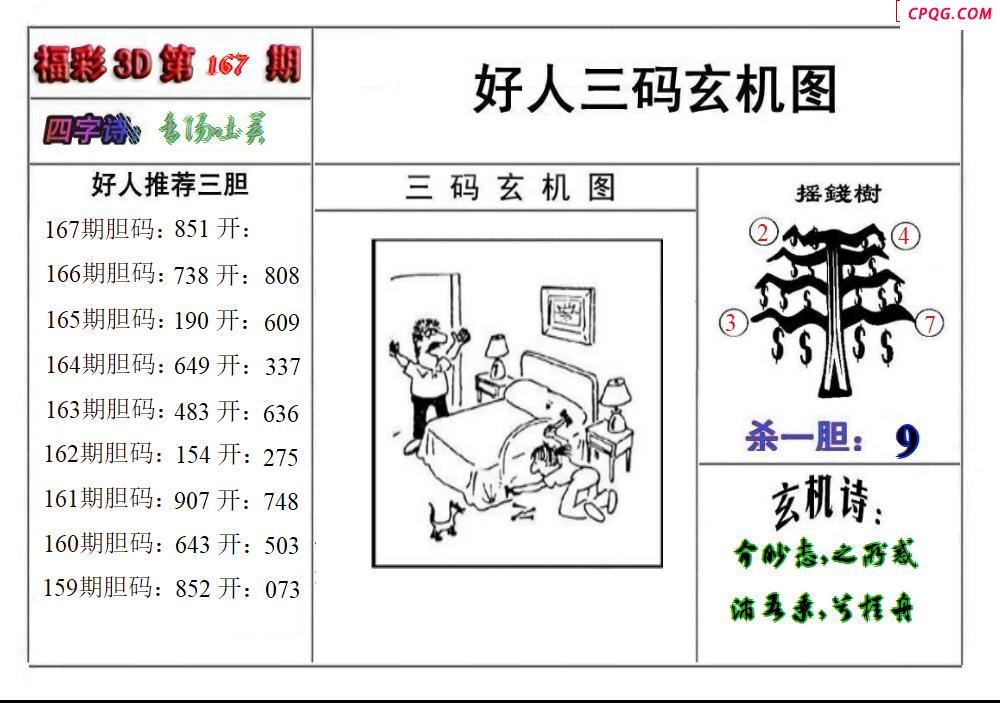 好人玄机图2025167期3d图谜 
