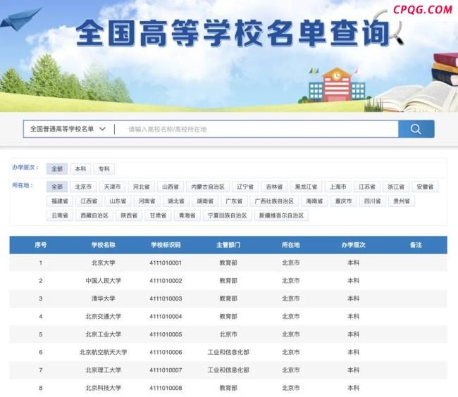 3167所！教育部发布最新全国高校名单
