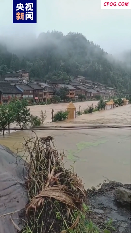 贵州榕江防汛响应升级 洪区紧急撤离路线公布