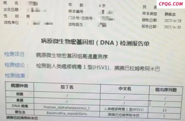 男童高烧不退 张文宏或参与会诊 罕见阿米巴原虫感染引发关注