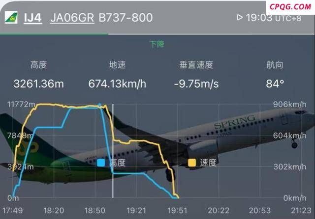 上海飞东京航班高空急坠 紧急降落大阪关西机场