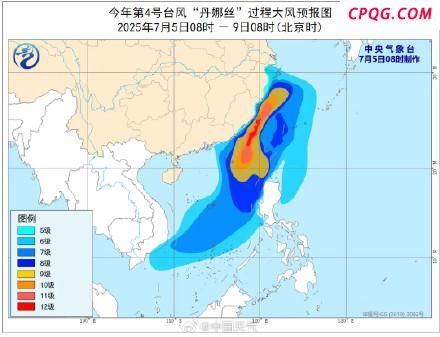 台风丹娜丝将横扫浙闽台 风雨影响不确定性存
