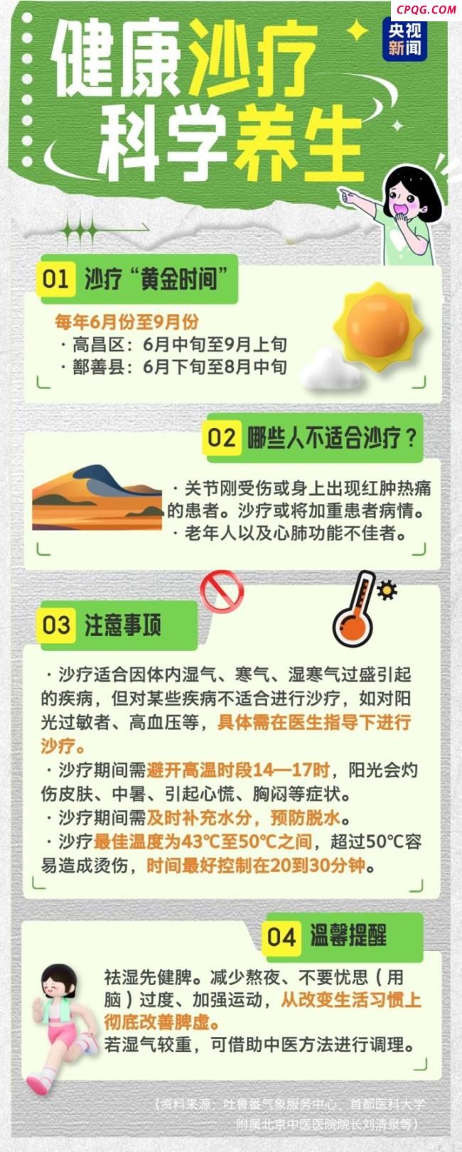 新疆吐鲁番沙疗养生走红 独特疗法受追捧
