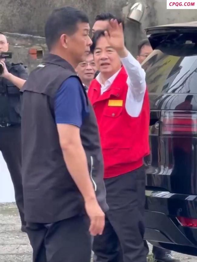 赖清德台南勘灾遭遇当地民众呛声