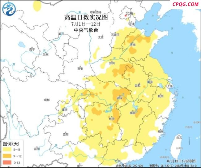 华北黄淮等地高温天气将持续5天以上