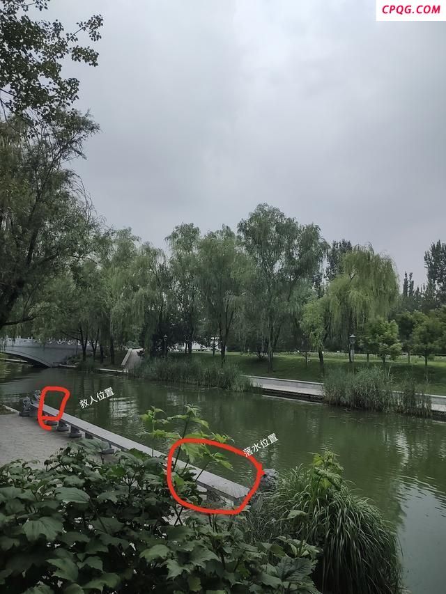 北京朝阳公园有人落水，父亲当孩子面跳入水中救人 勇敢救援获赞誉