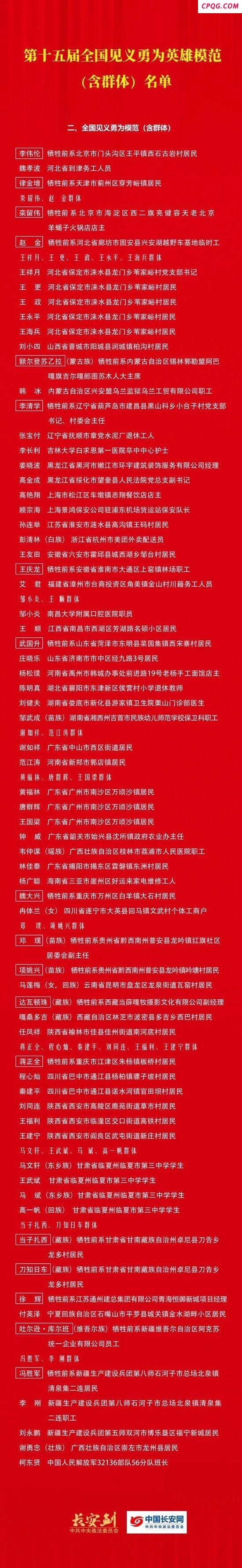 胡友平获全国见义勇为英雄称号 英勇事迹永载史册