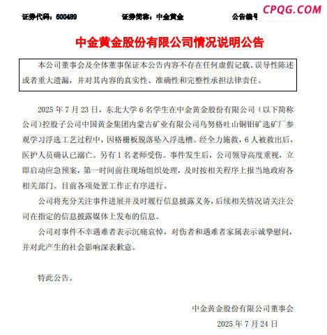 中金黄金市值两日蒸发超50亿