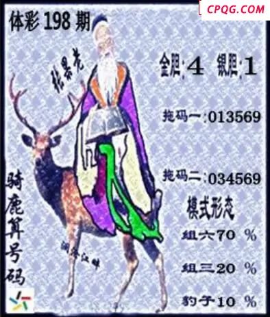 25年体彩P3198期 茶城沧江图谜