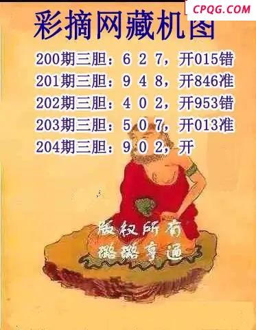 彩摘藏机图2025204期3d图谜