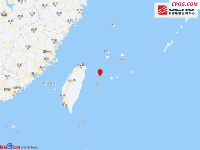 台湾地区附近发生5.2级左右地震