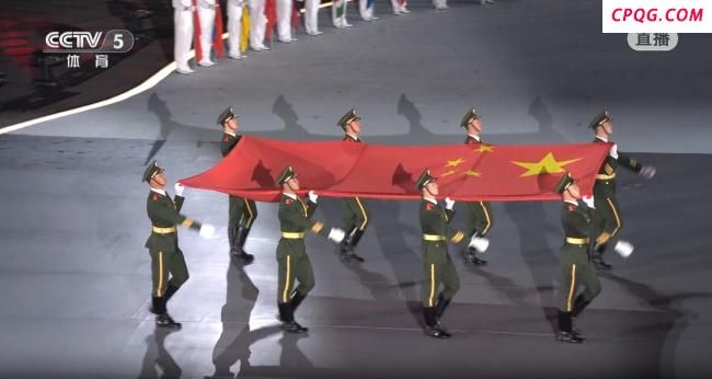 第12届世运会开幕式五星红旗入场 《我爱你中国》响彻全场