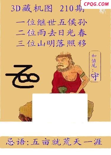 新版藏机25年210期3D图谜