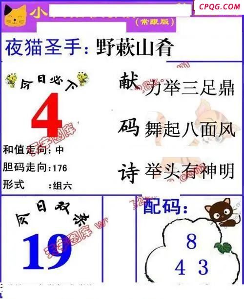 小夜猫快报2025212期3d图谜