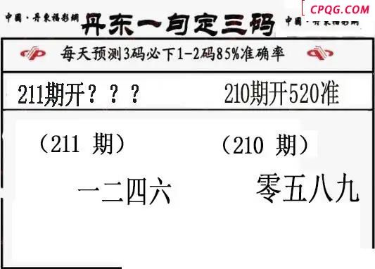 丹东一句定三码2025211期3d图谜（特准版）