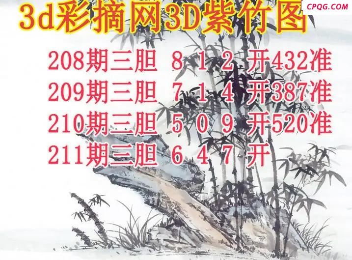 紫竹三胆2025211期3d图谜