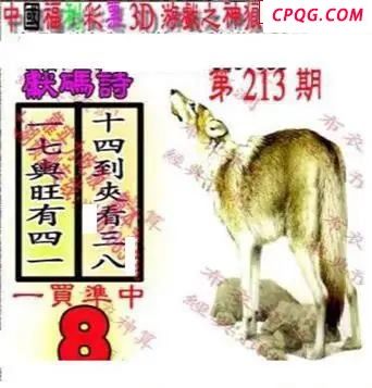新禧布衣神算2025213期3d图谜