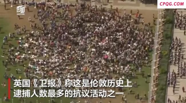 英亲巴人士大规模示威 逾466人被捕