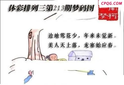 体彩P32025年213期 梦码图