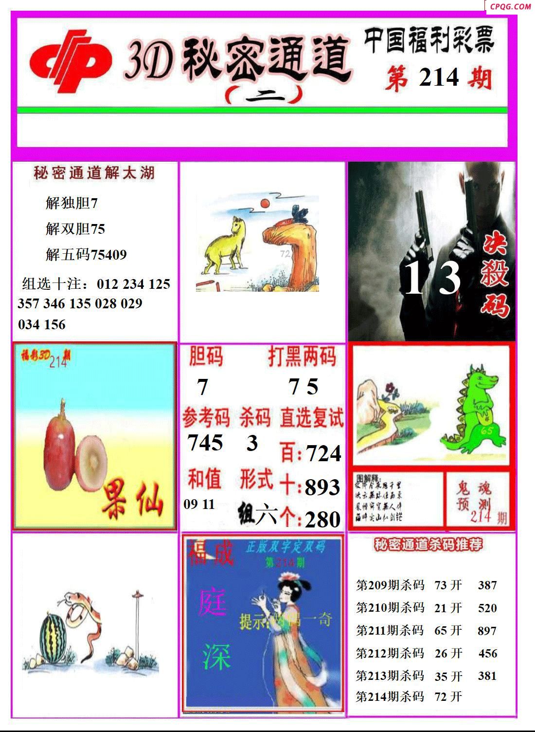 秘密通道2025214期3d图谜