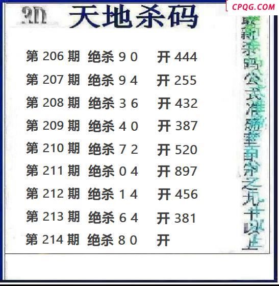 天地绝杀2025214期3d图谜