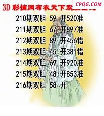 布衣天下2025216期3d图谜