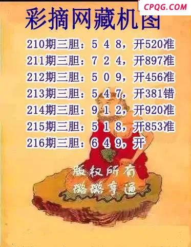 彩摘藏机图2025216期3d图谜