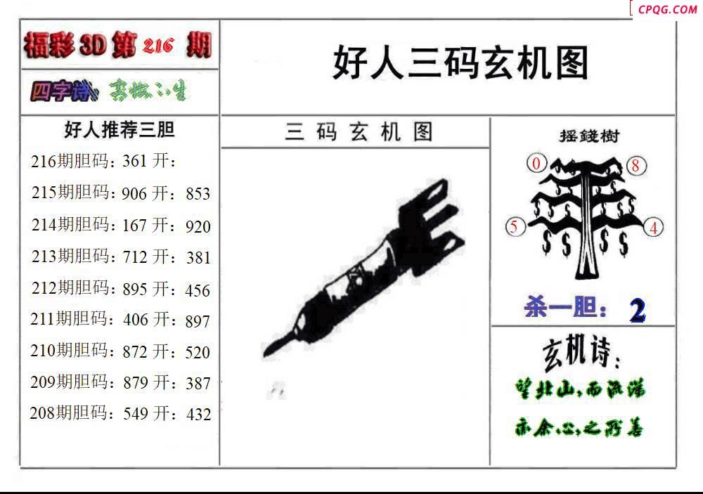 好人玄机图2025216期3d图谜