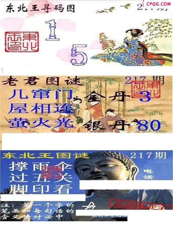 东北王寻码图2025217期3d图谜