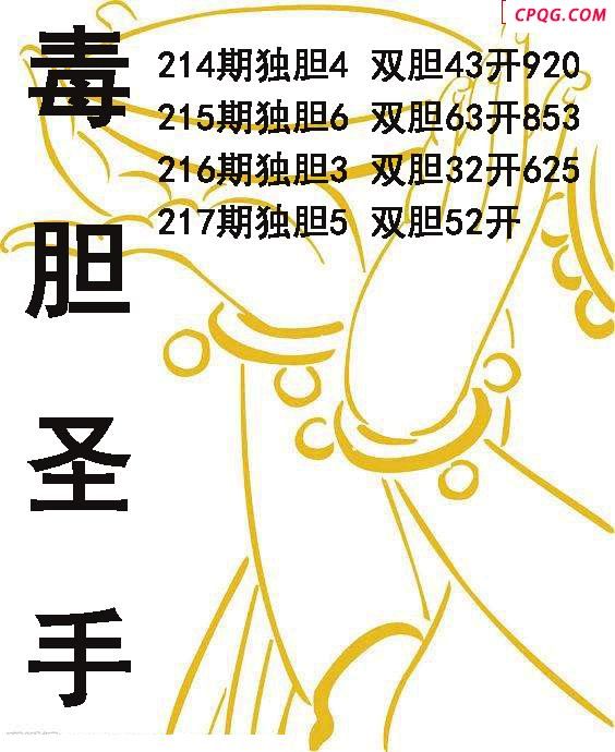 毒胆sheng手2025217期3d图谜（原创）